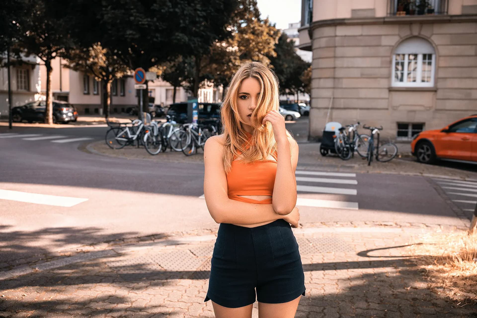 Portrait einer Person in Stuttgart, fotografiert von Nicolas Bär